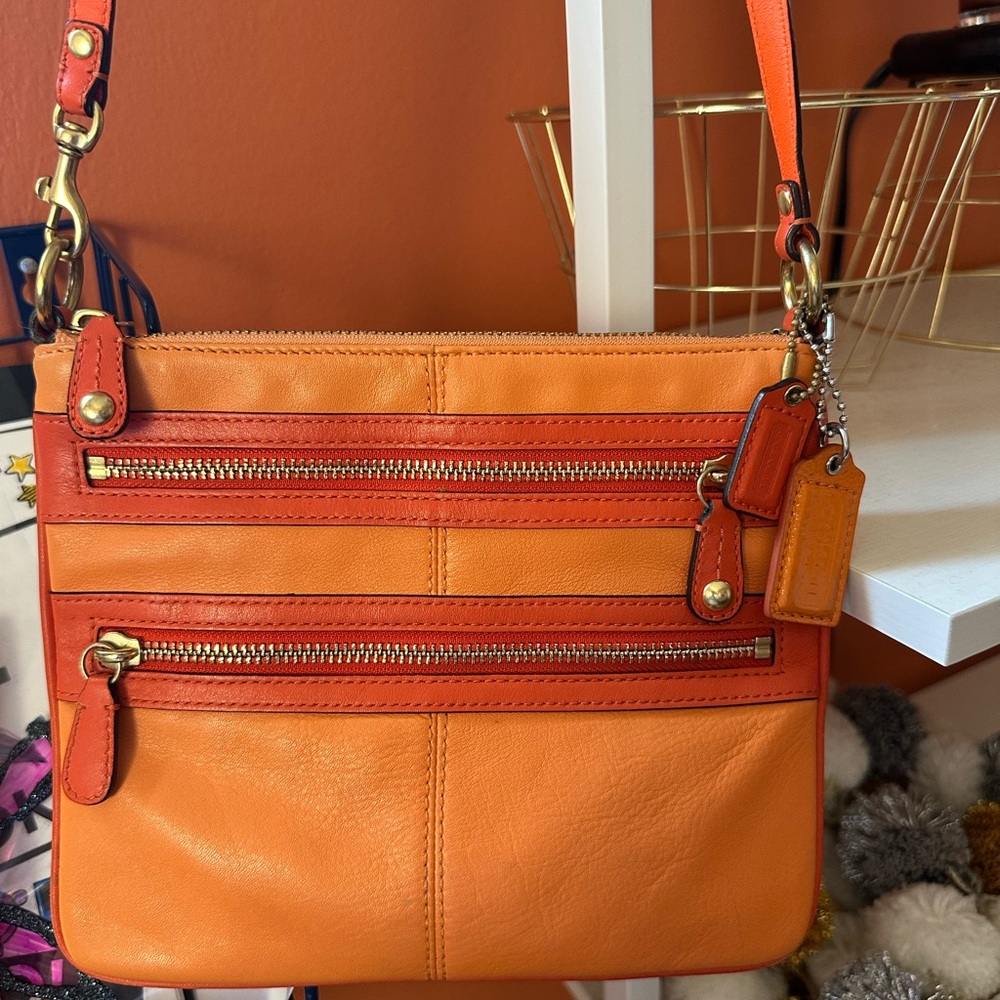 COACH Double Zip Crossbody Bag(NWOT)